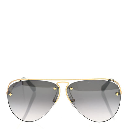 Louis Vuitton Grease Mask Sunglasses Z1045W Gold 2 of 8
