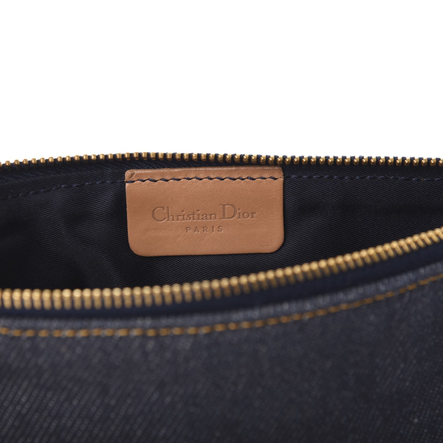Denim Saddle Pochette Blue