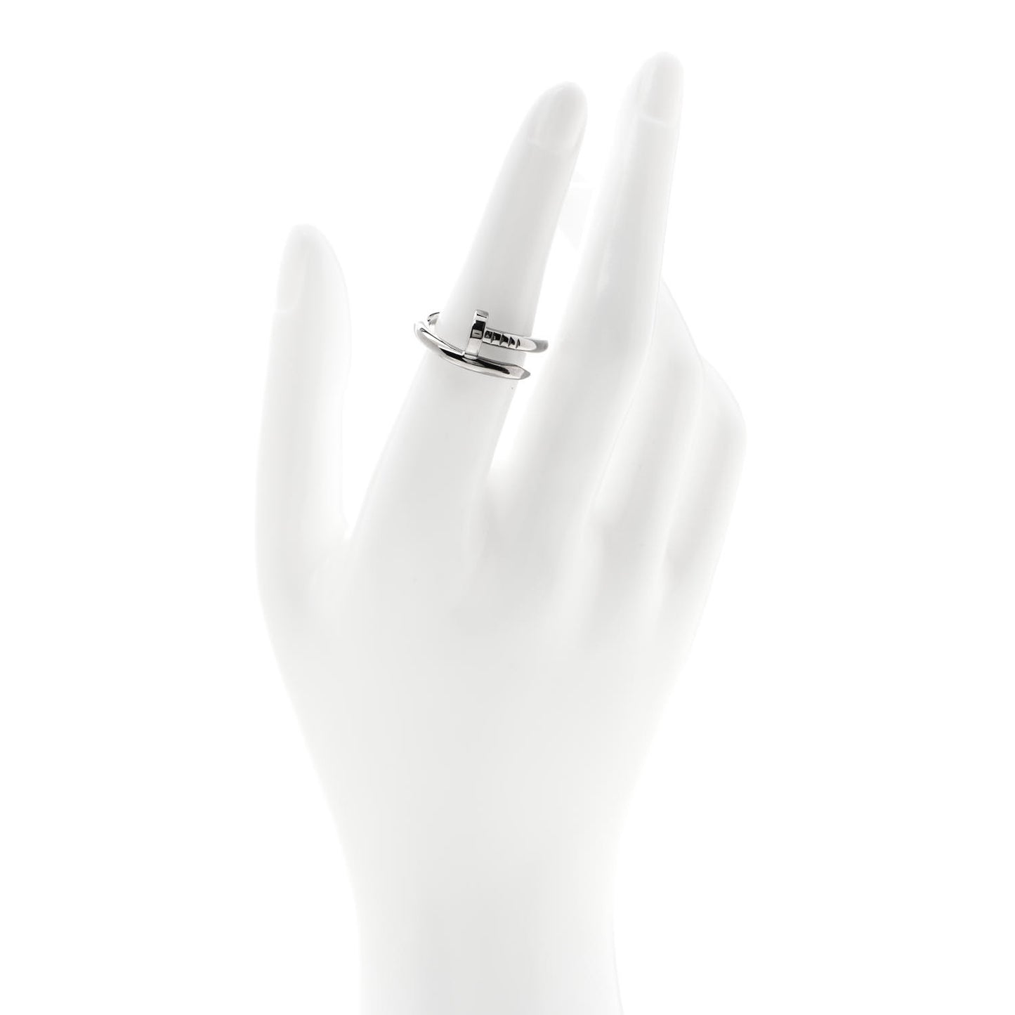 18K White Gold Juste Un Clou Ring 53 6.5