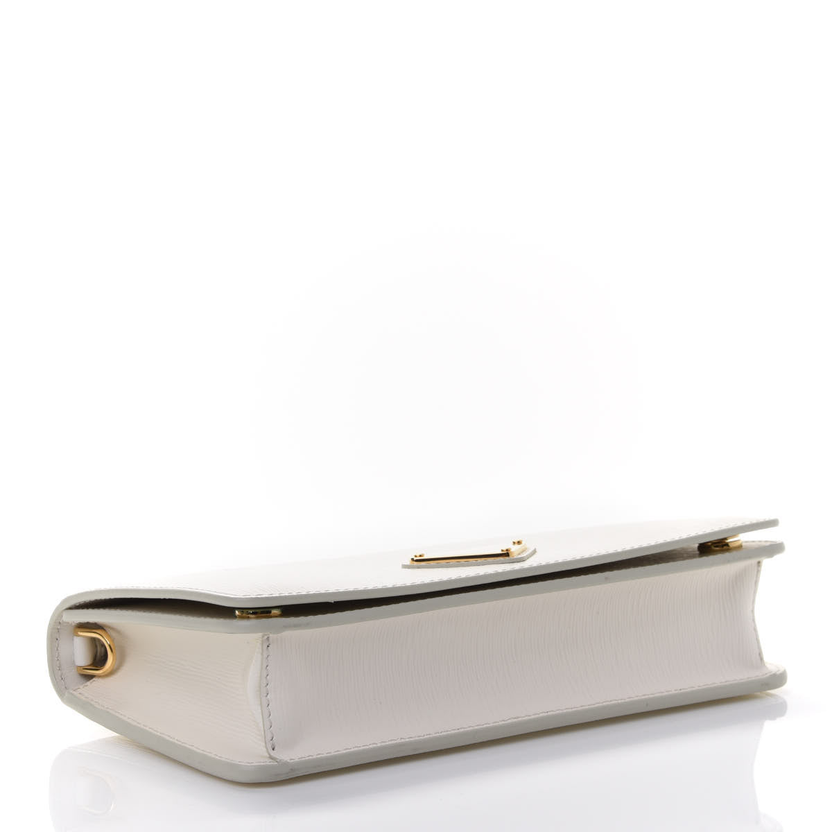 Prada Vitello Move Triangle Logo Miniborse White 3 of 4
