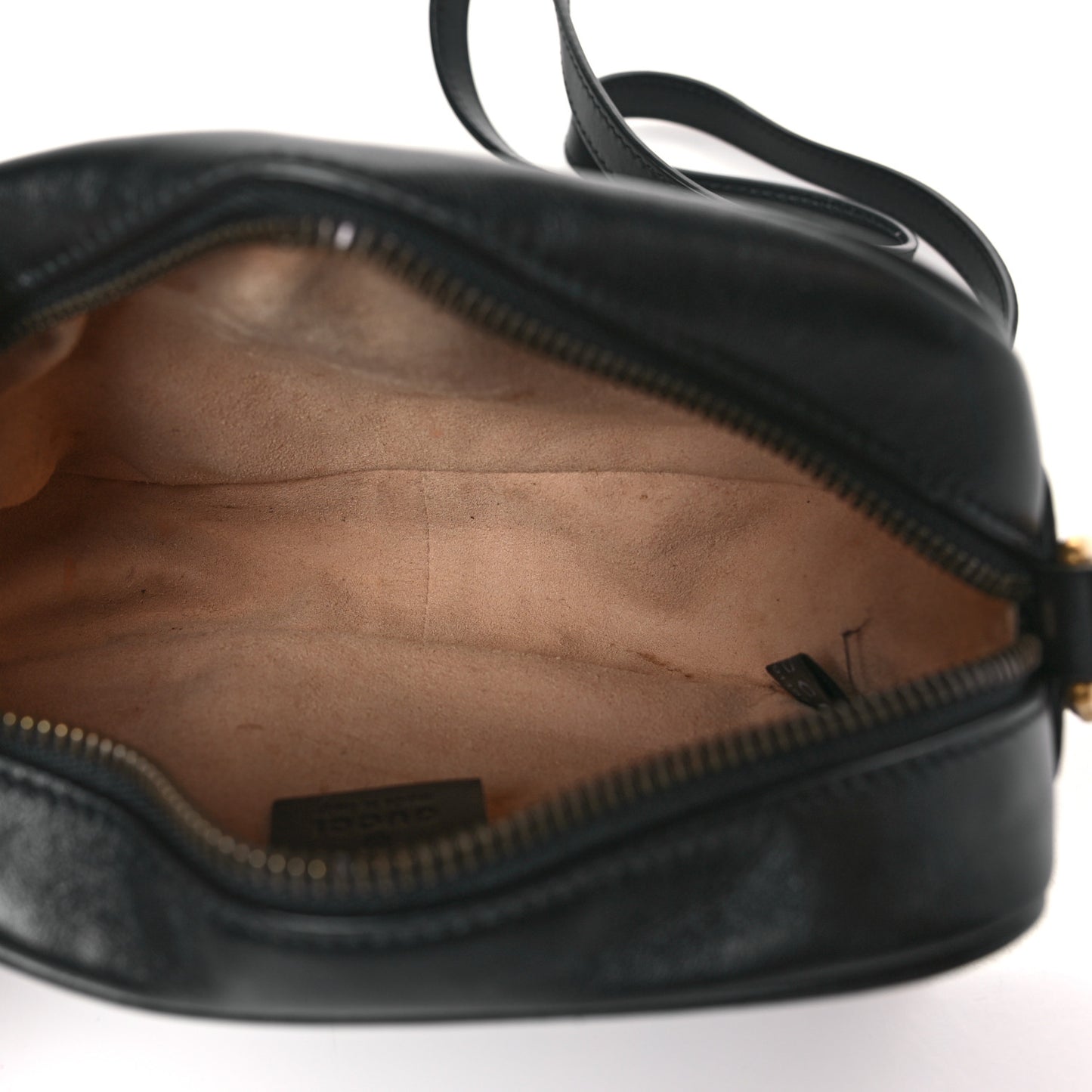 Calfskin Matelasse Mini GG Marmont Chain Shoulder Bag Black