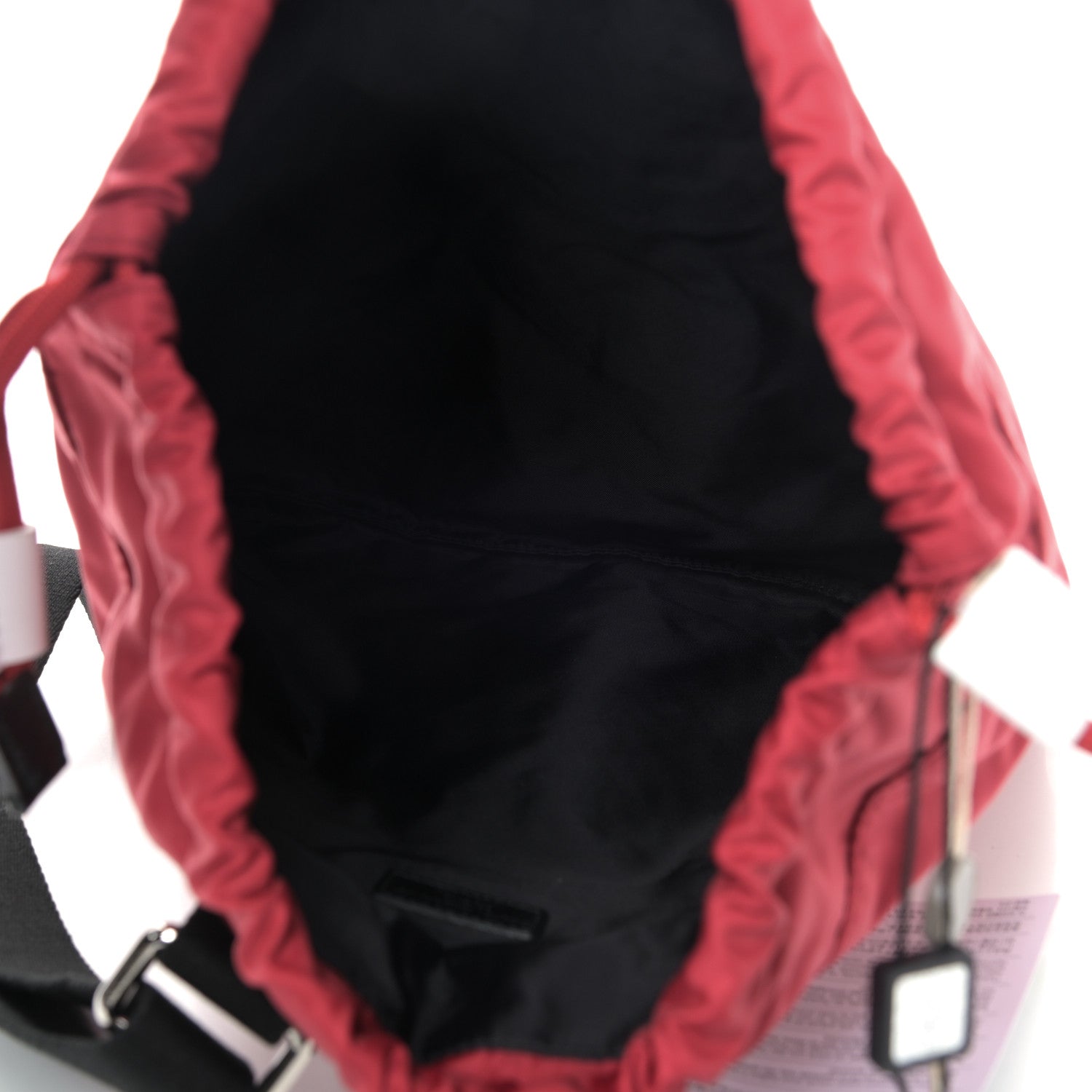 Dolce & Gabbana Nylon DG Drawstring Backpack Red White 4 of 7