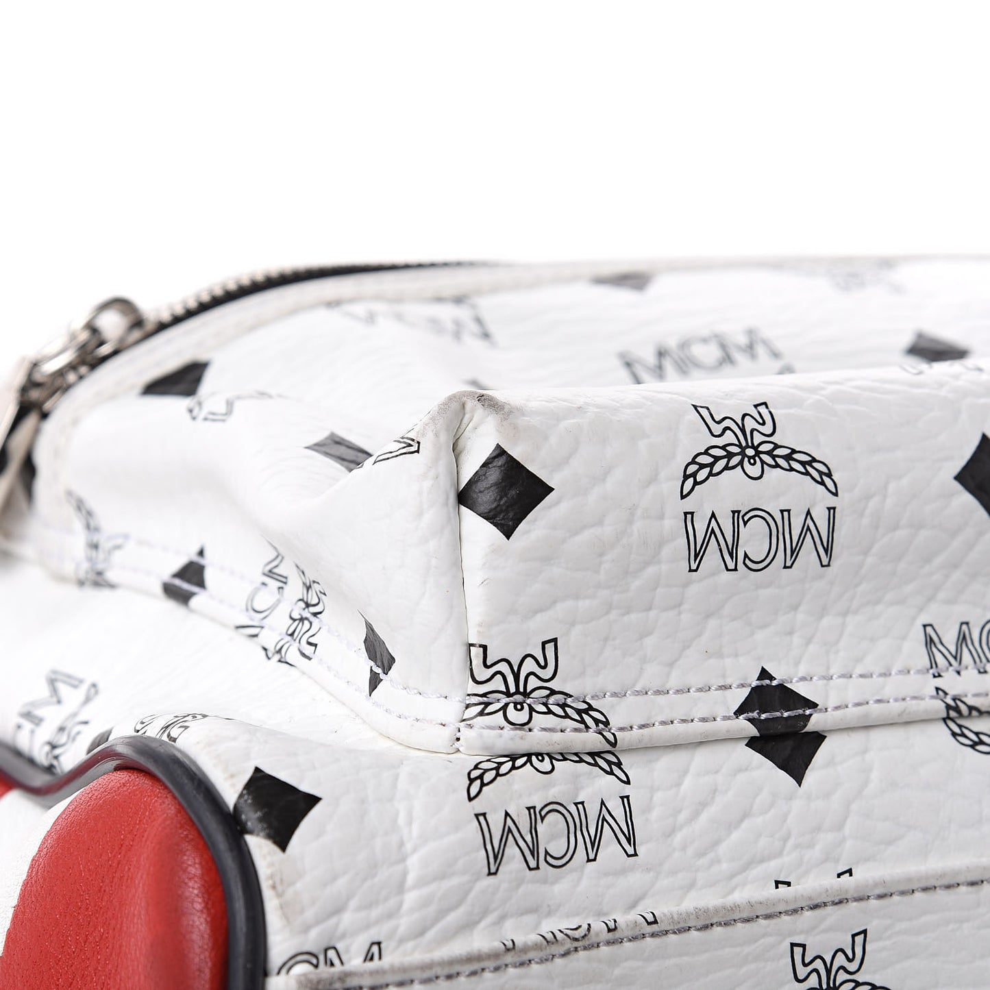Visetos Medium Stark Backpack White Red