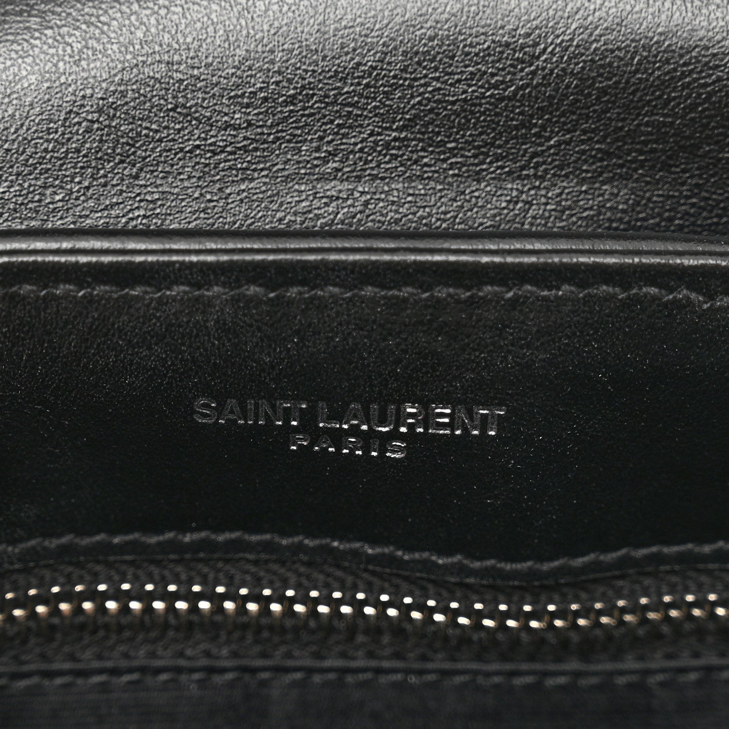 Saint Laurent Calfskin Y Quilted Monogram Toy Loulou Crossbody Bag Black 8 of 10