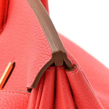 Hermes Togo Birkin 35 Rouge Pivoine 12 of 17