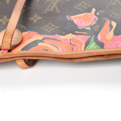 Louis Vuitton Monogram Roses Neverfull MM 10 of 21