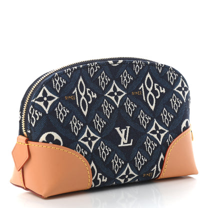 Louis Vuitton Jacquard Since 1854 Cosmetic Pouch PM Blue 3 of 8