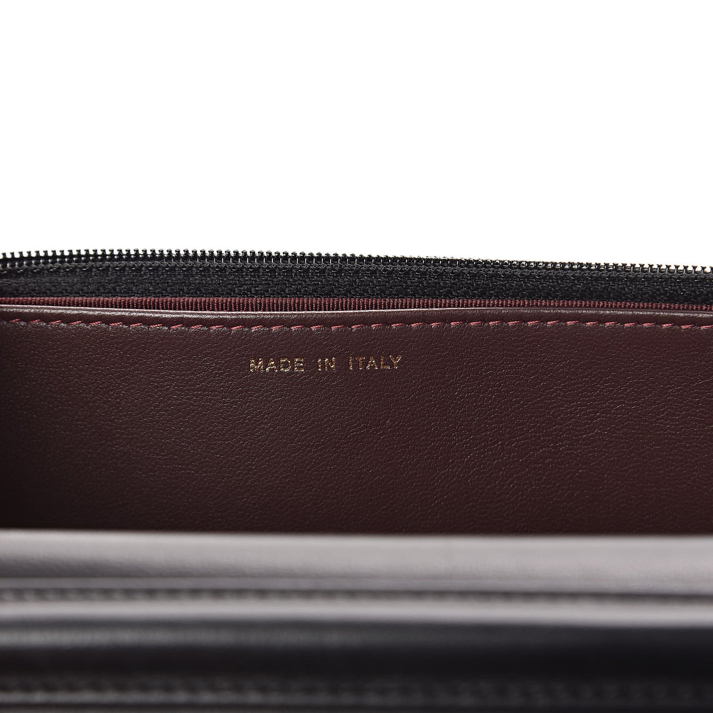 Lambskin Quilted Wallet On Chain WOC Black
