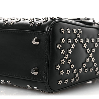 Christian Dior Lambskin Cannage Lucky Star Studded Mini Lady Dior Black Black 10 of 12