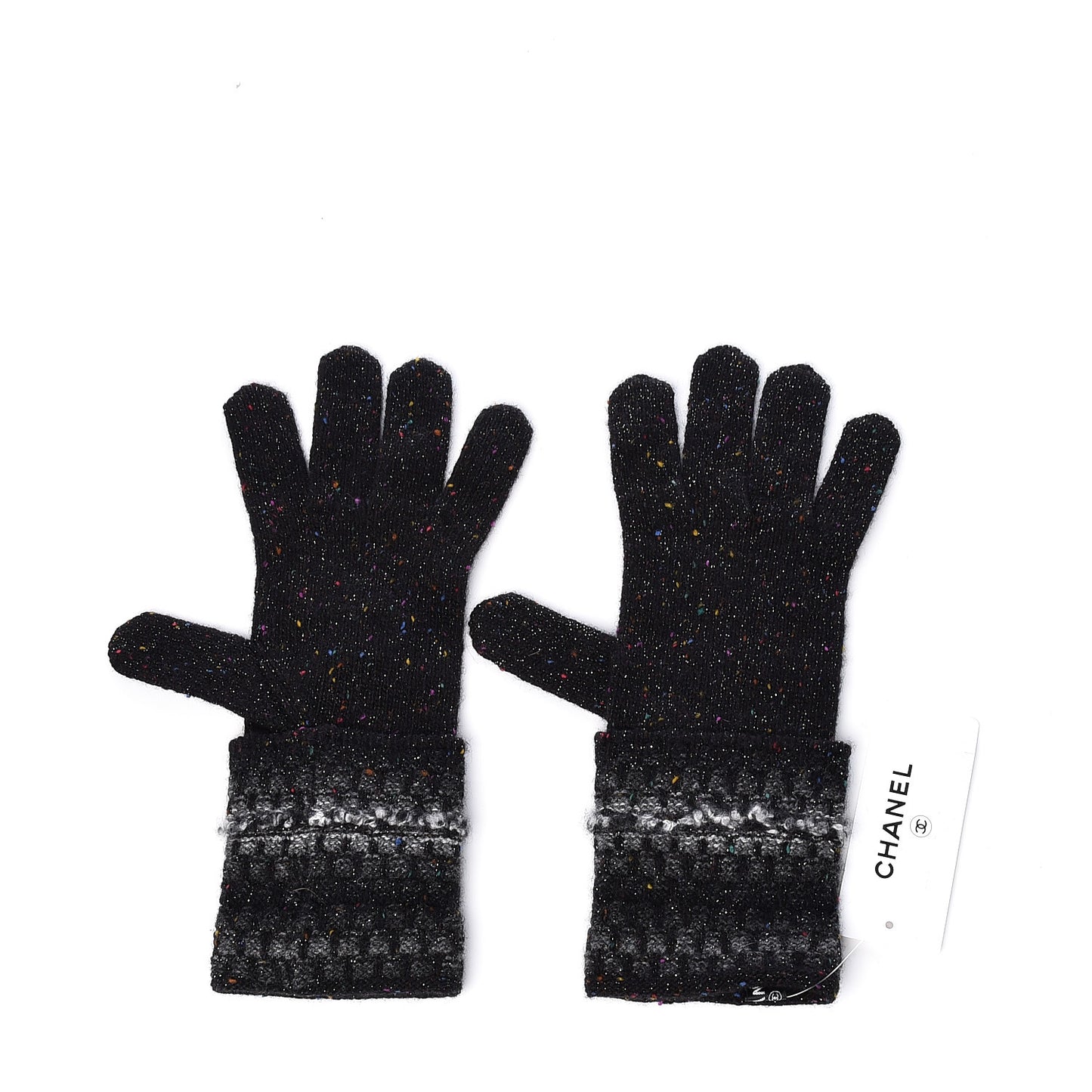 Cashmere Viscose Gloves Black