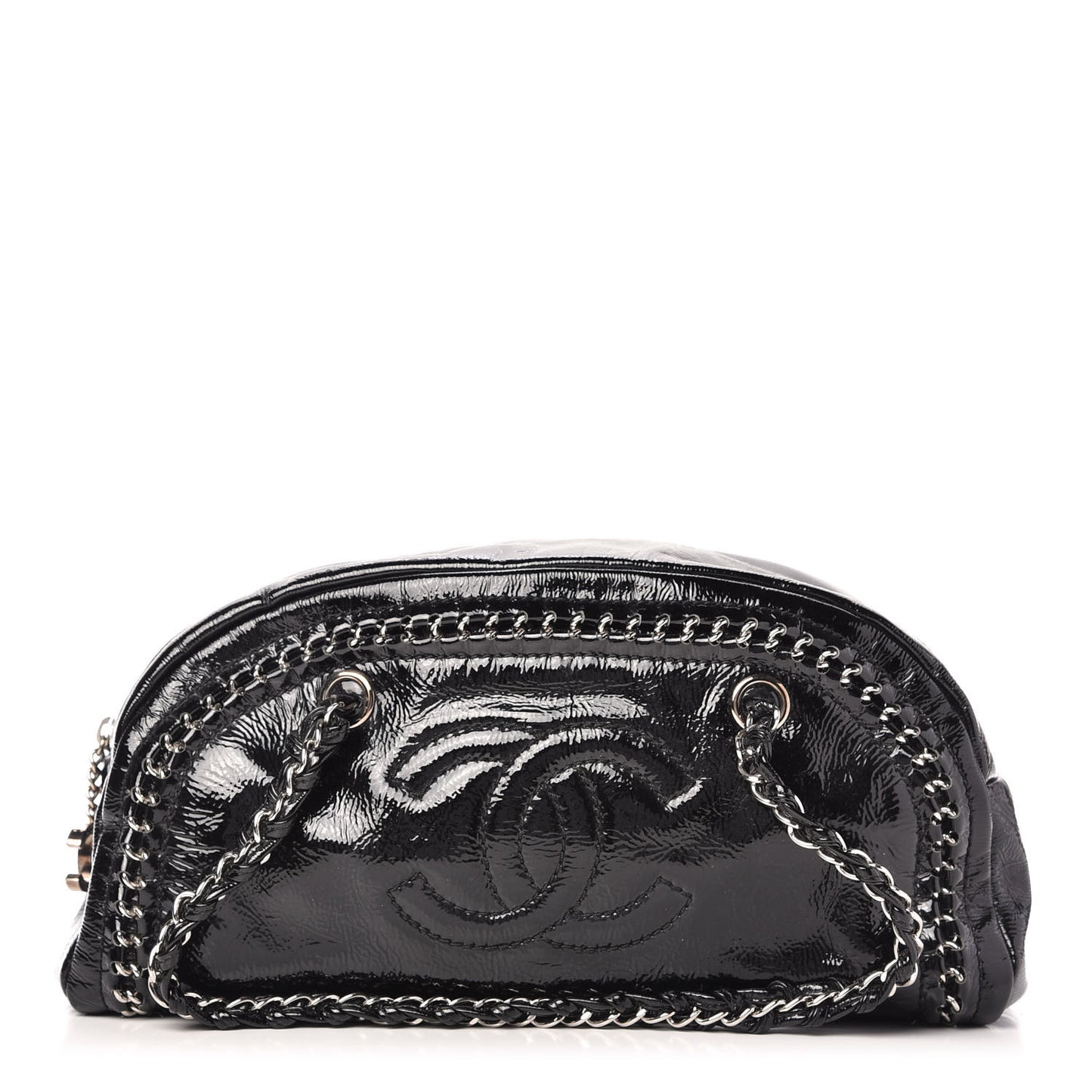 Patent Medium Luxe Ligne Bowler Black