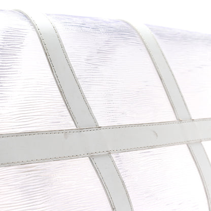 Louis Vuitton PVC Epi Embossed Wavy Keepall Bandouliere 50 White 14 of 16