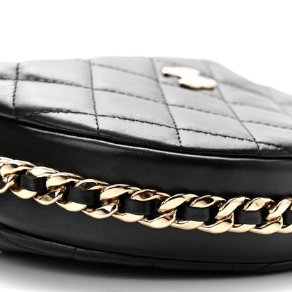Chanel Quilted Chain Around Pouch Black 8 of 10