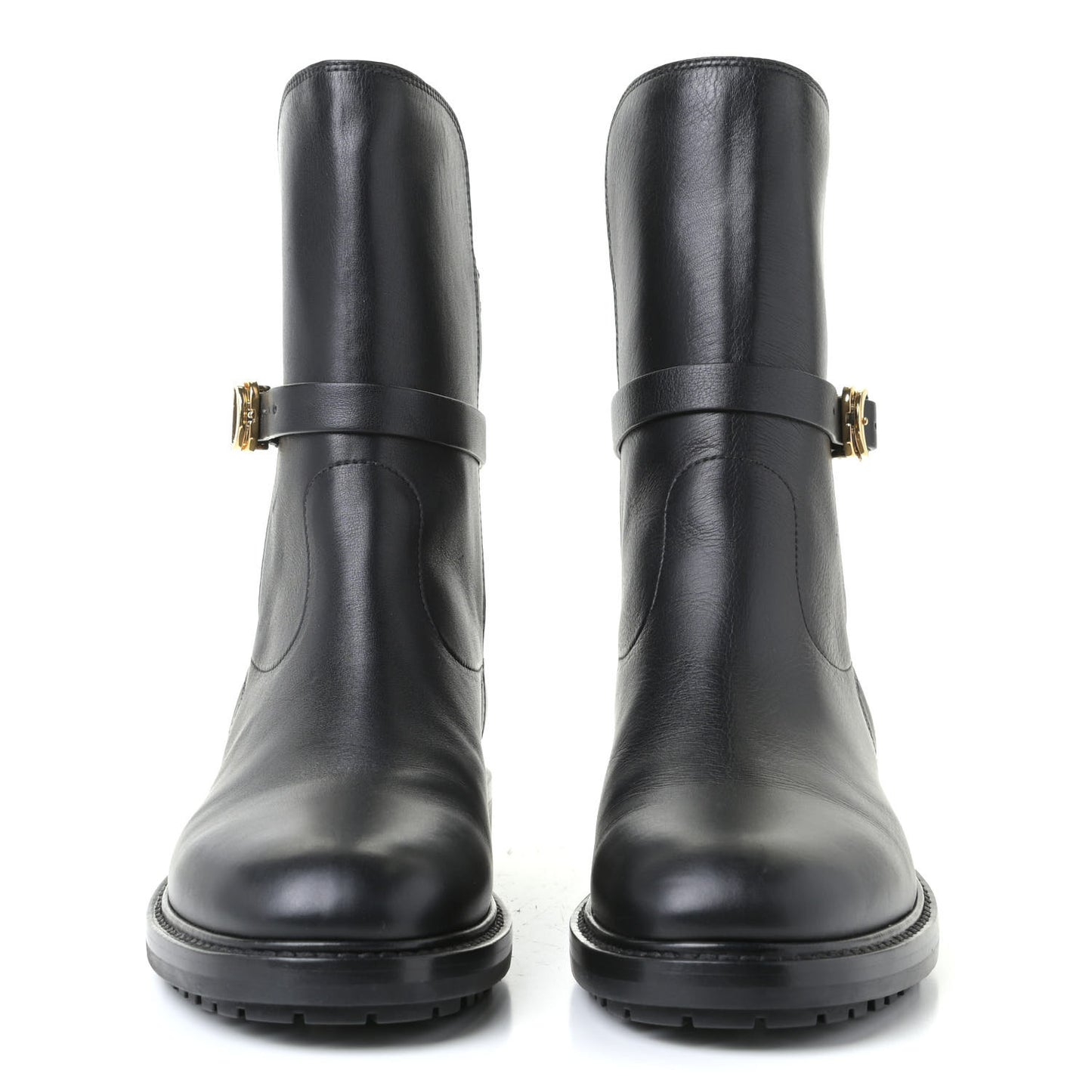 Calfskin Empreinte Ankle Boot 38 Black