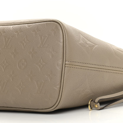 Louis Vuitton Empreinte Monogram Giant Neverfull MM Tourterelle 9 of 10