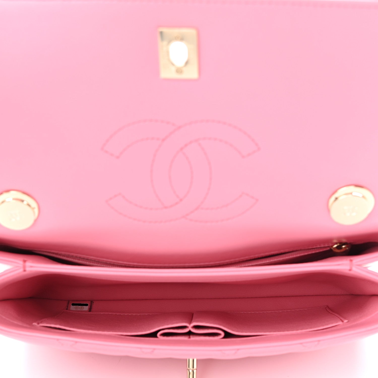 Chanel Lambskin Quilted Medium Trendy CC Flap Pink 5 of 10