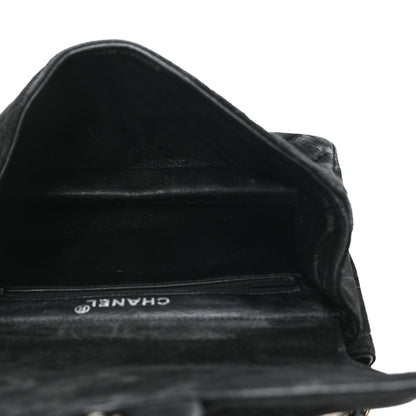 Chanel Suede Quilted Double Sided Small Flap Black 5 of 13