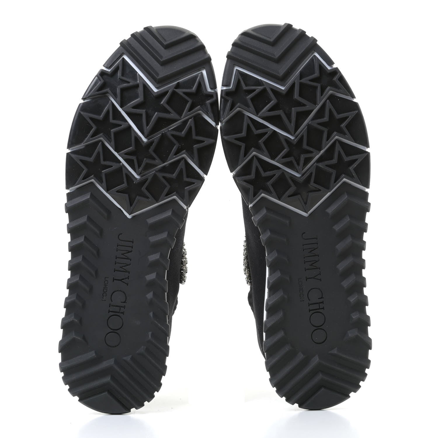 Jimmy Choo Knit Crystal Verona Sneaker 37.5 Black 6 of 11