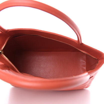 Chanel Caviar Quilted Medallion Tote Orange 4 of 11