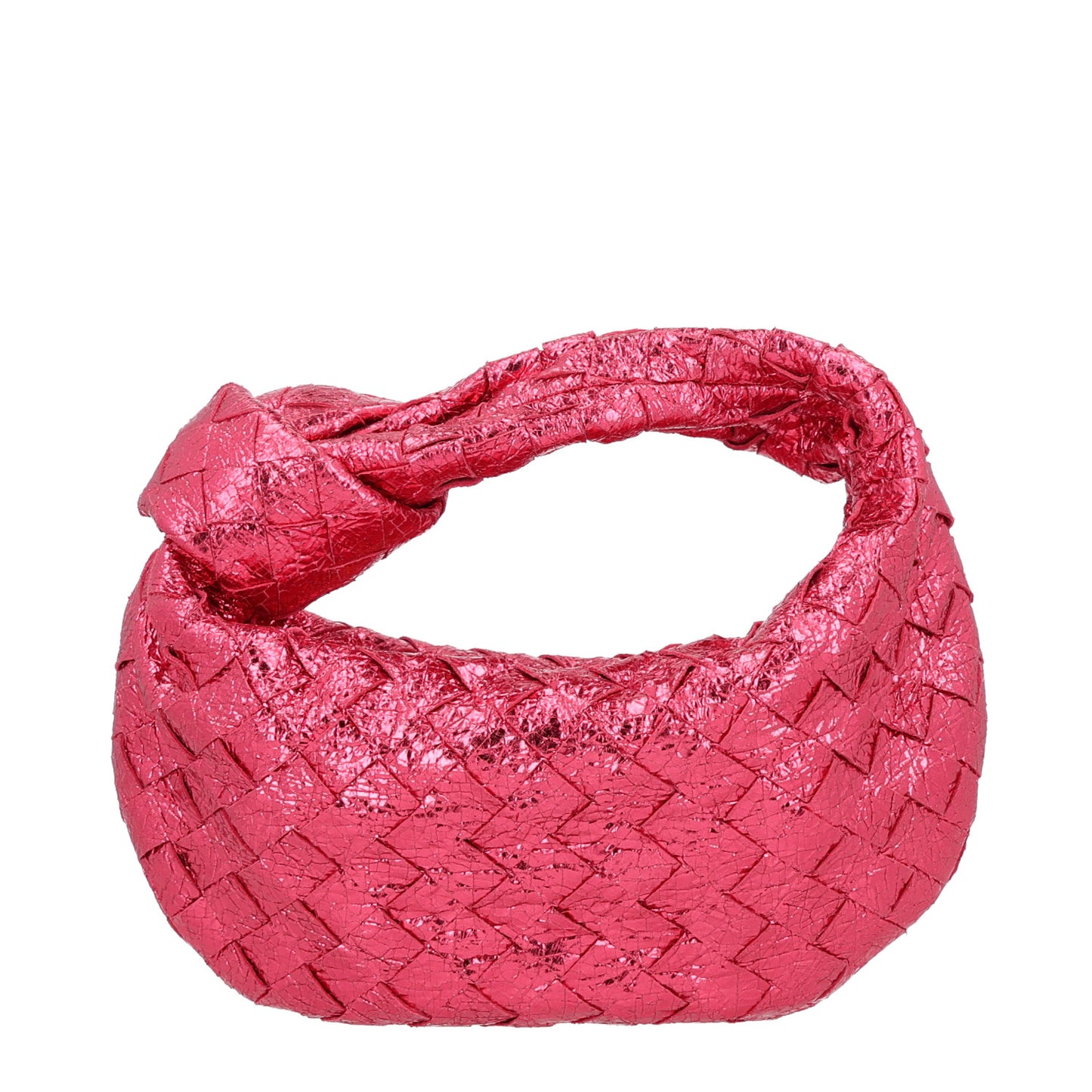 Metallic Nappa Intrecciato Mini Jodie Lollipop