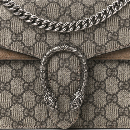 Gucci GG Supreme Monogram Small Dionysus Shoulder Bag Taupe 8 of 12