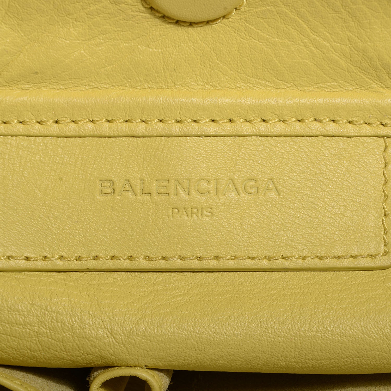 Balenciaga Calfskin Papier Drop Jaune Citronnade 6 of 10