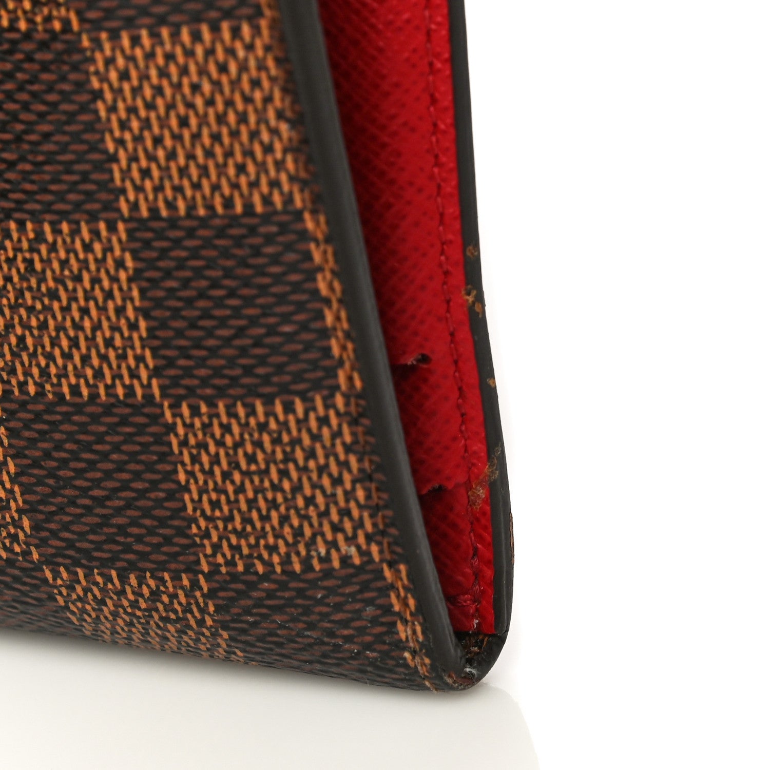 Louis Vuitton Damier Ebene Josephine Wallet Red 23 of 23