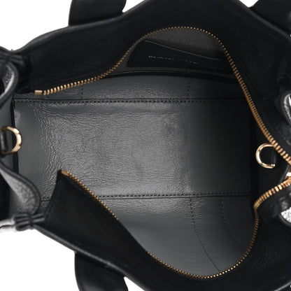 Marc Jacobs Grained Calfskin Small The Tote Bag Black 5 of 10