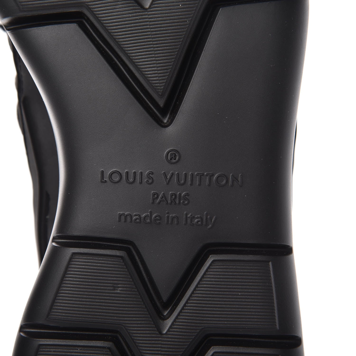 Louis Vuitton Neoprene Mesh Rubber Monogram Camo Fastlane Low Sneakers 7 Black 6 of 8