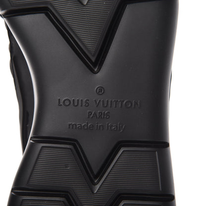 Louis Vuitton Neoprene Mesh Rubber Monogram Camo Fastlane Low Sneakers 7 Black 6 of 8
