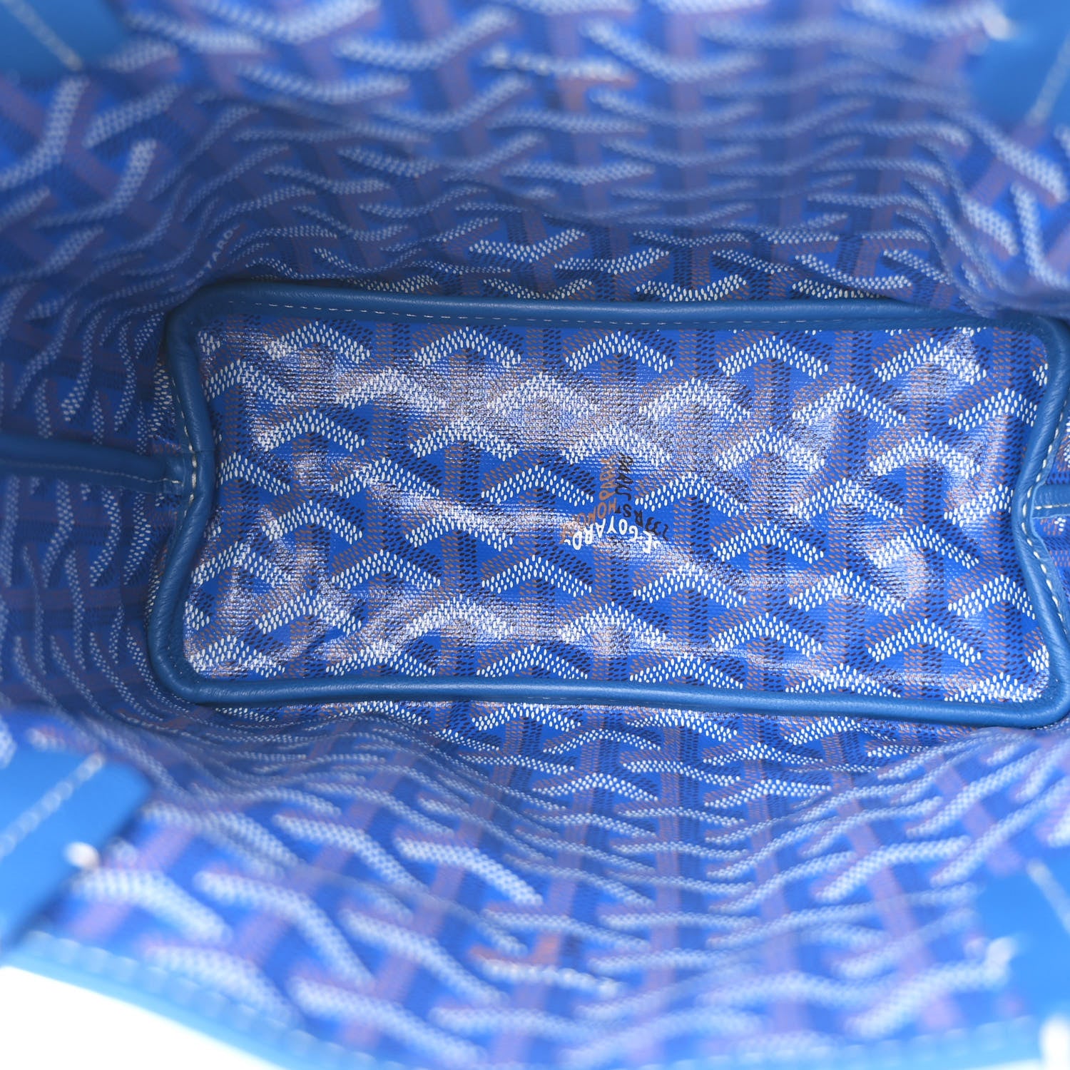 Goyard Goyardine Reversible Mini Anjou Sky Blue 10 of 19