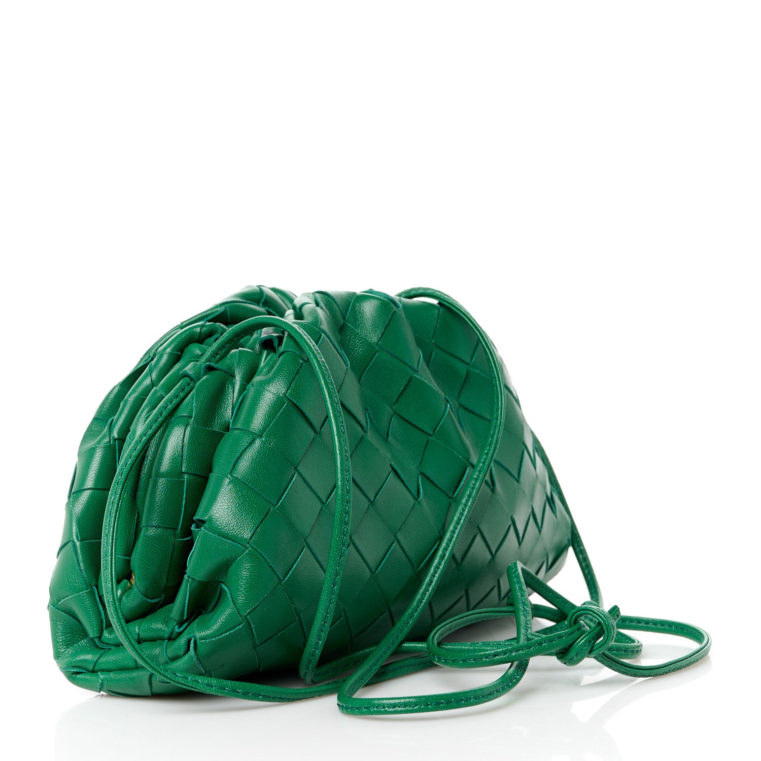 Bottega Veneta Nappa Intrecciato The Mini Pouch Racing Green 3 of 12