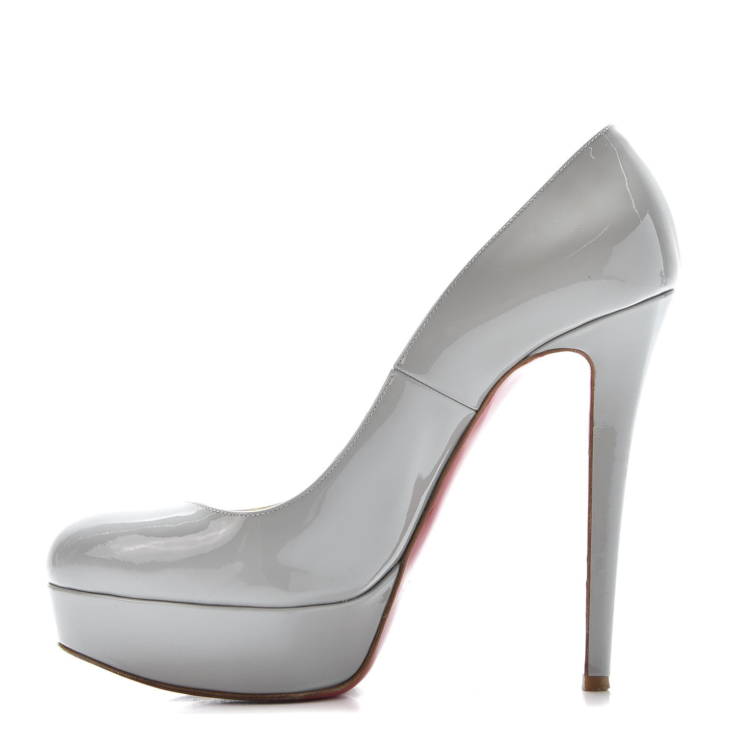 Christian Louboutin Patent Bianca 140 Pumps 38.5 Souris 1 of 8