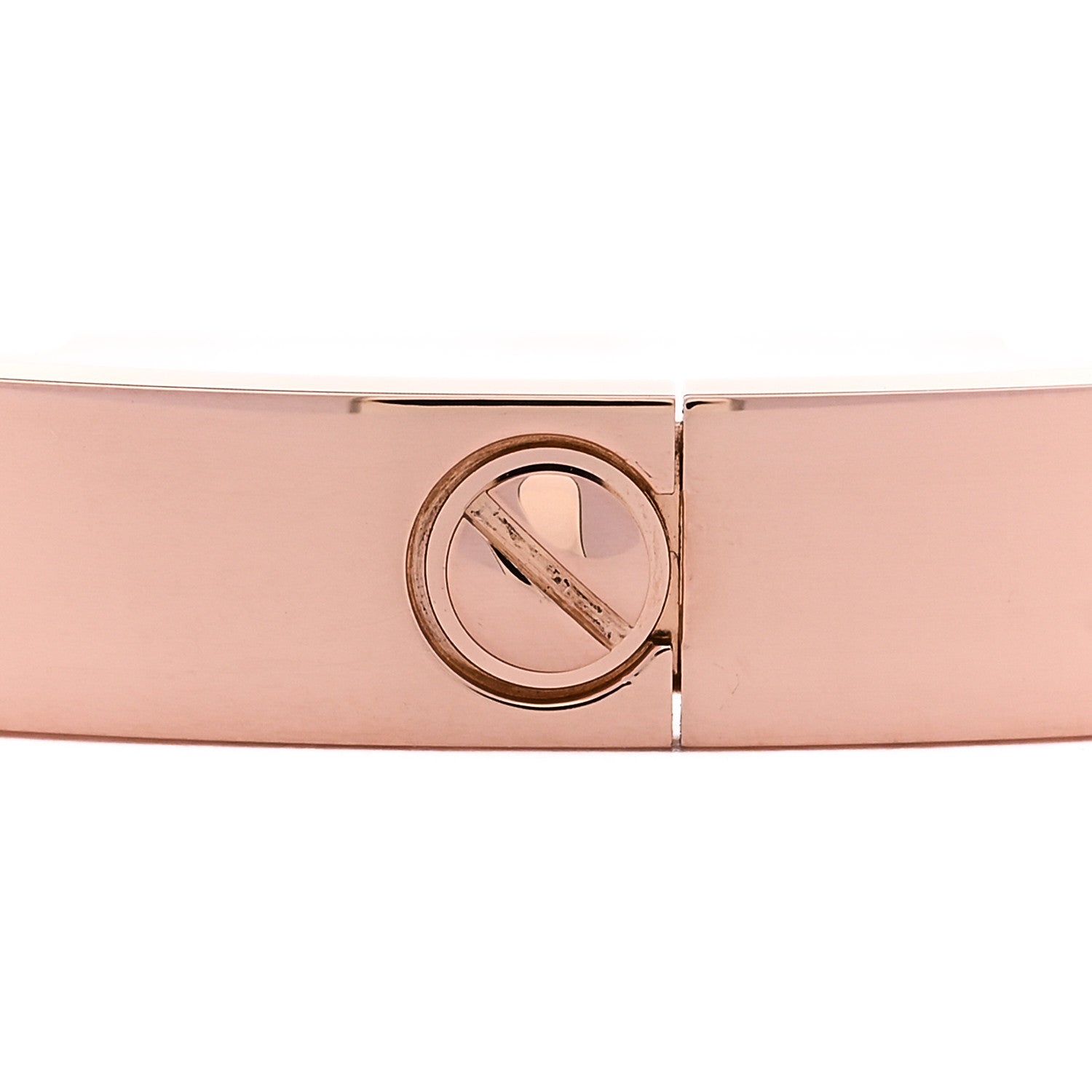 Cartier 18K Pink Gold 4 Diamond LOVE Bracelet 19 4 of 7