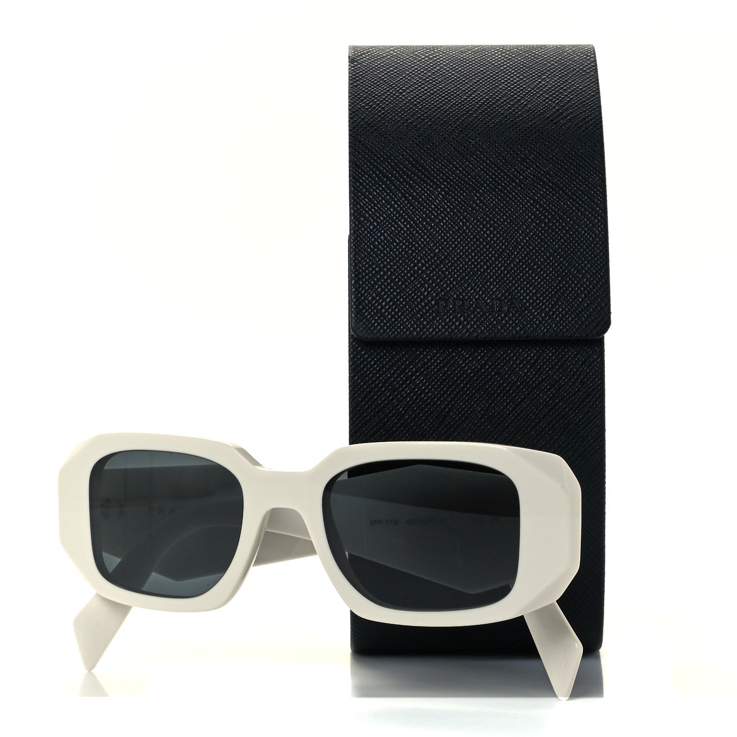 Prada Acetate Symbole Sunglasses SPR 17W White 7 of 7