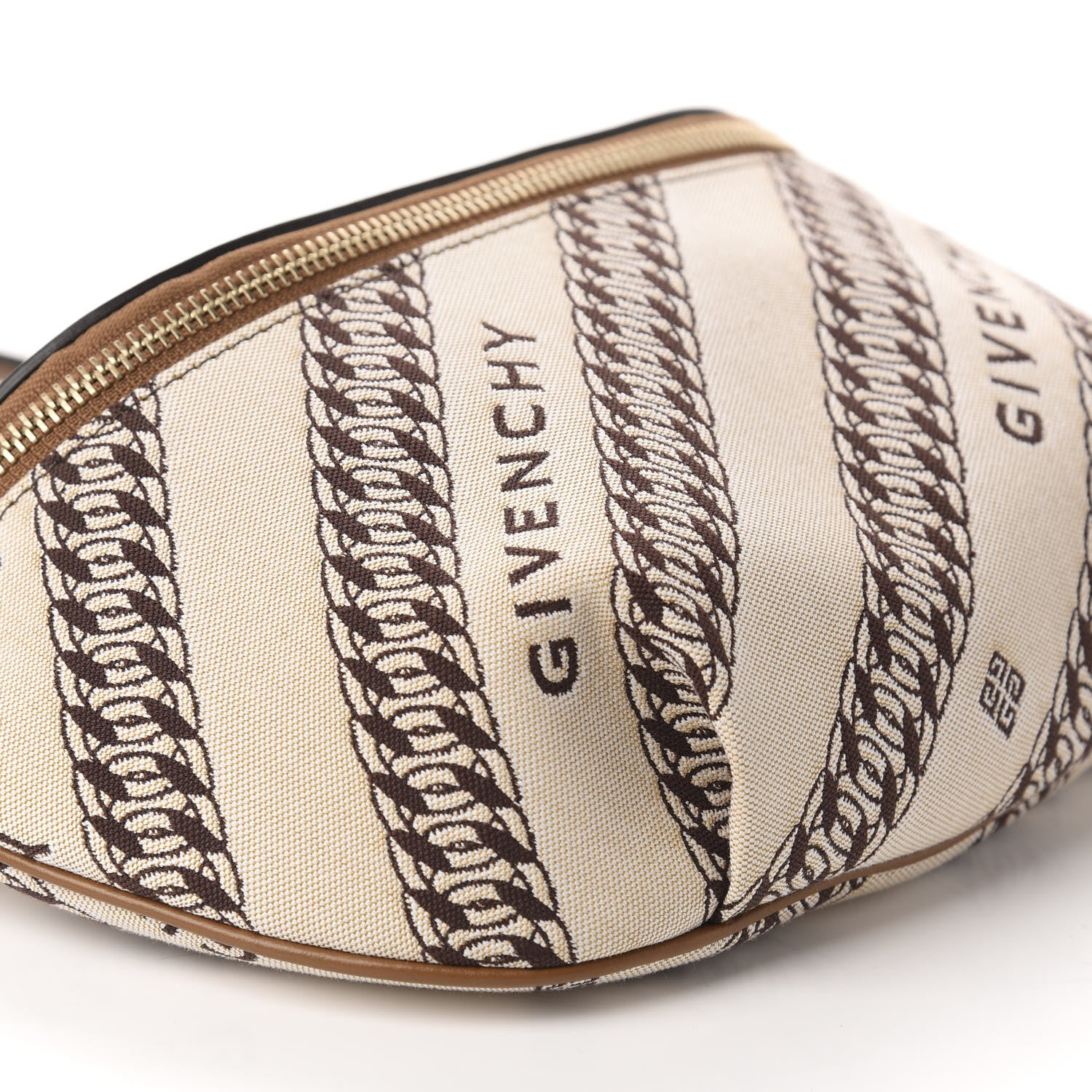 Givenchy Calfskin Canvas Bond Belt Bag Beige 6 of 11