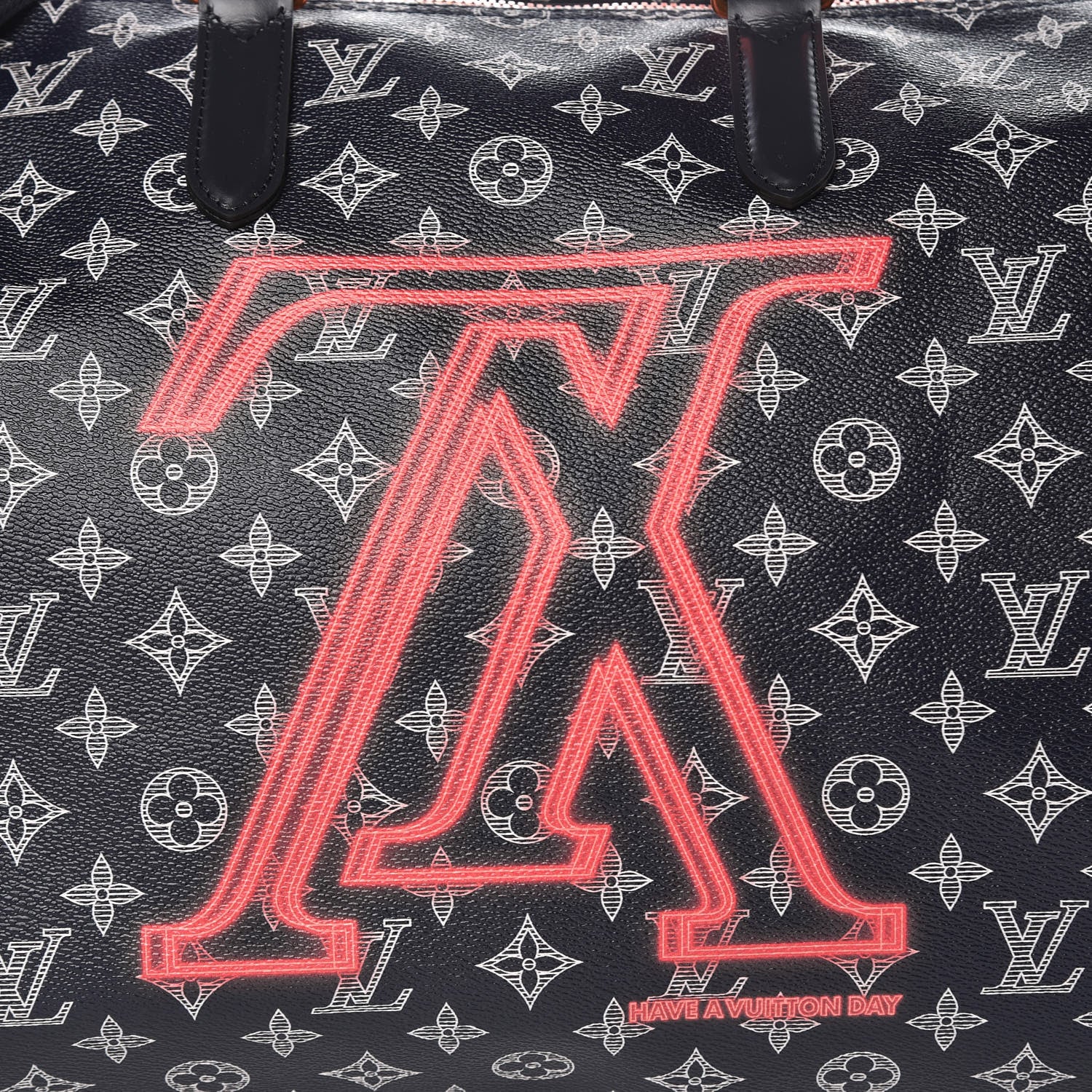 Louis Vuitton Monogram Upside Down Keepall Bandouliere 50 Ink 12 of 12