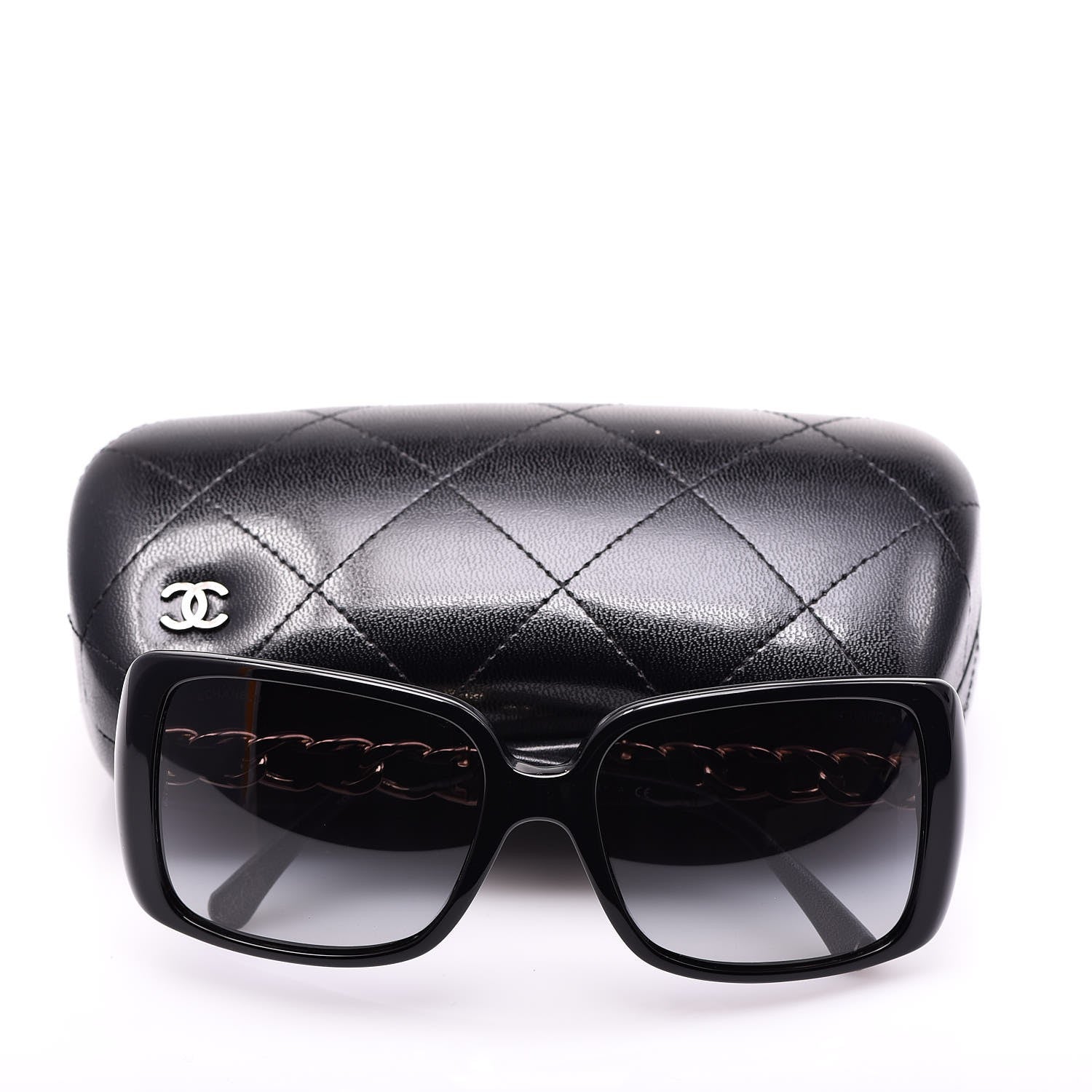 Chanel Chain Sunglasses 5208-Q Black 9 of 9