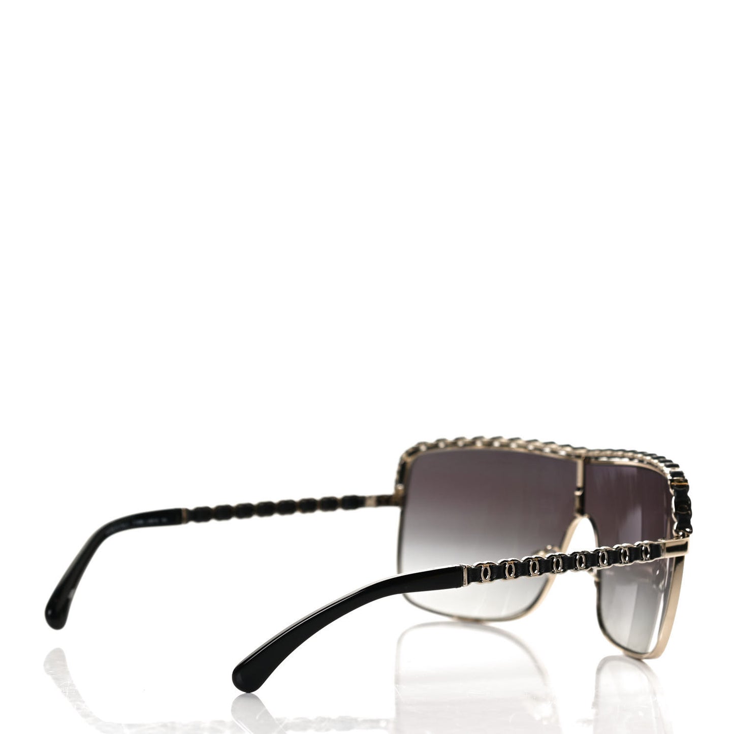 Metal Shield Sunglasses 71368 Grey