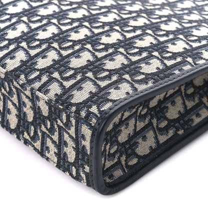 Christian Dior Oblique 30 Montaigne Pouch Blue 9 of 9