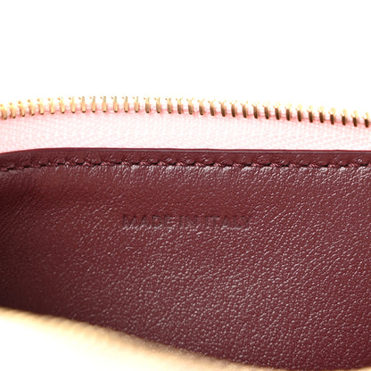 Celine Supple Grained Calfskin Long Zipped Card Holder Dirty Pink Syrah 7 of 9