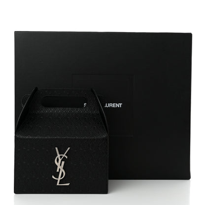 Saint Laurent Calfskin Monogram Take Away Box Black 12 of 12