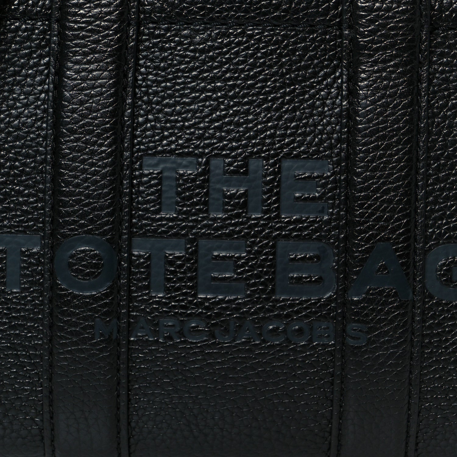 Marc Jacobs Grained Calfskin Micro The Tote Bag Black 9 of 12