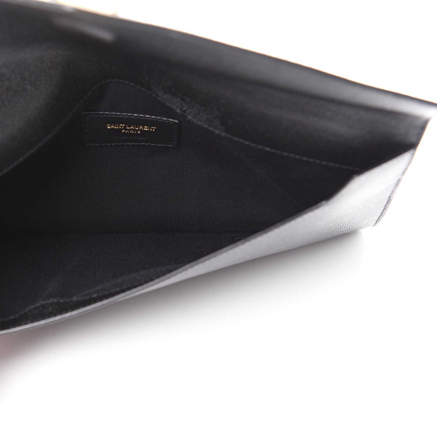 Saint Laurent Grain De Poudre Uptown Pouch Black 4 of 9