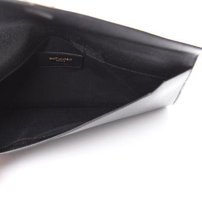 Saint Laurent Grain De Poudre Uptown Pouch Black 4 of 9