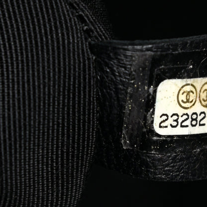 Chanel Shearling Lambskin Medium Coco Handle Flap Black 7 of 14