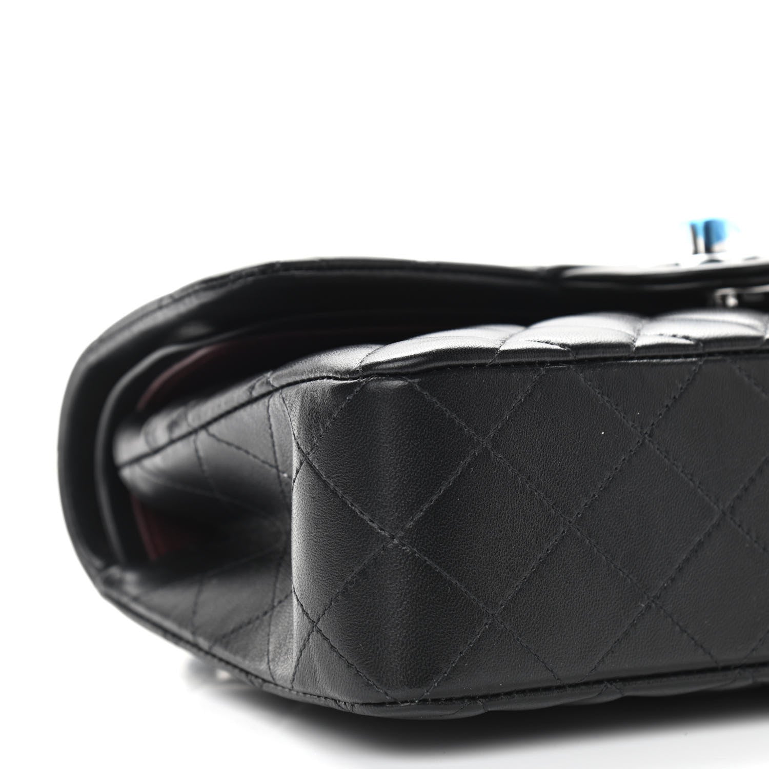 Chanel Lambskin Quilted Small Double Flap Black 8 of 14