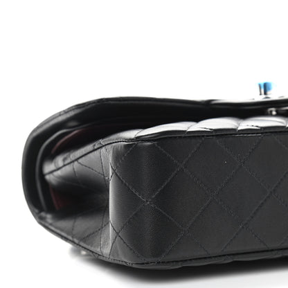 Chanel Lambskin Quilted Small Double Flap Black 8 of 14