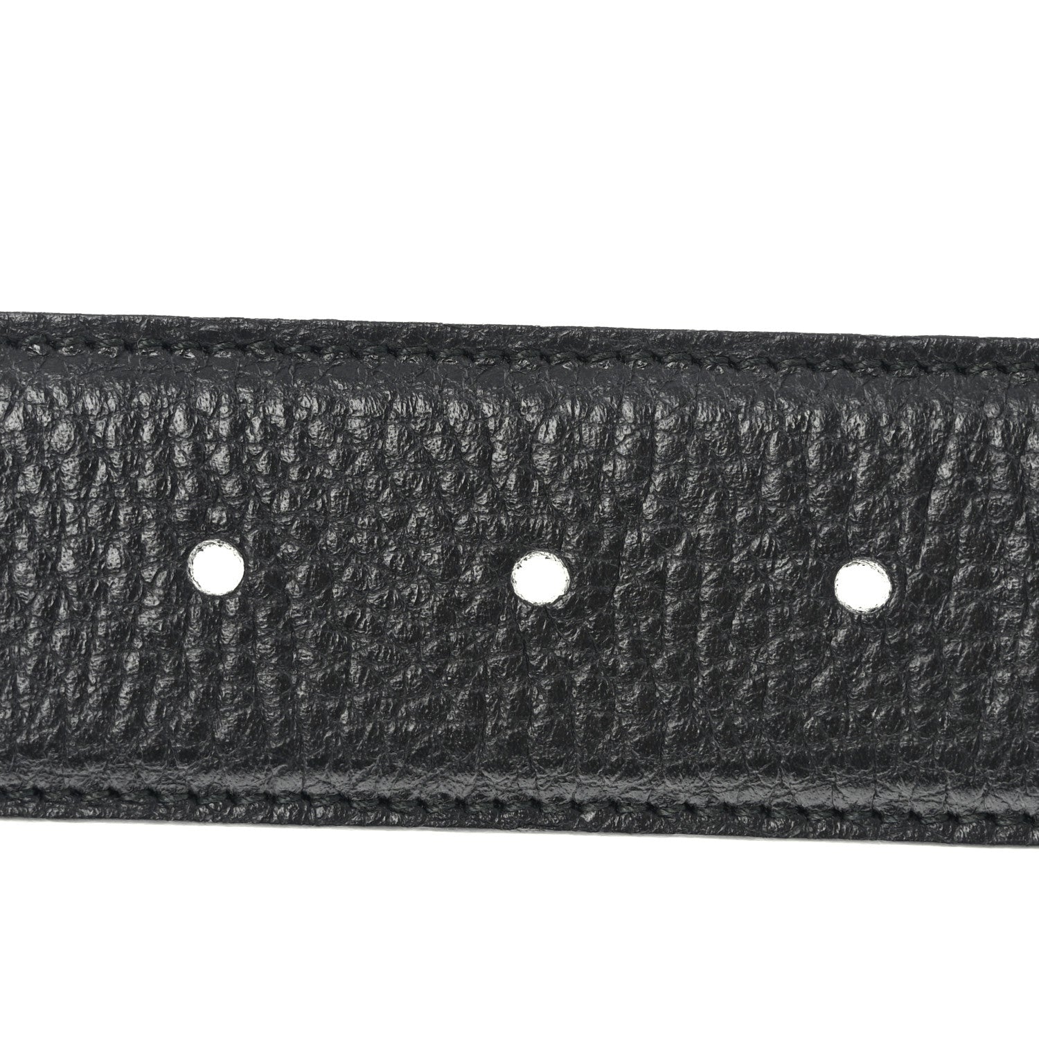 Gucci Dollar Calfskin Interlocking G Belt 80 32 Black 4 of 5