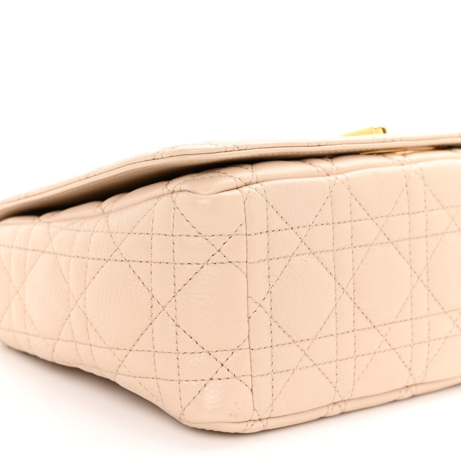 Christian Dior Supple Calfskin Cannage Medium Caro Bag Beige 8 of 9